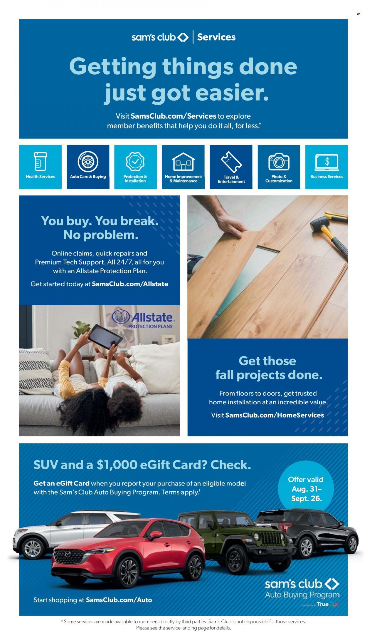 Sam's Club Weekly Ad Flyer Specials August 31 to September 25, 2022