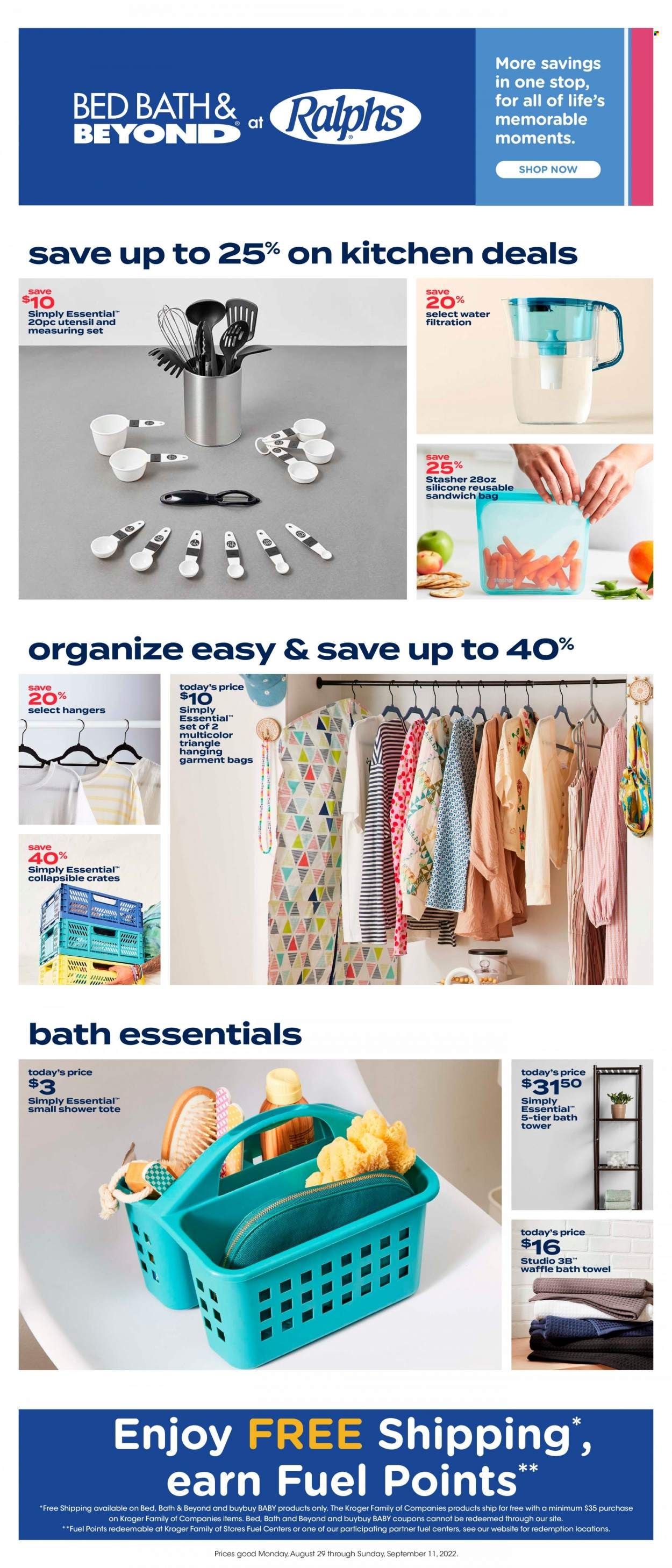Ralphs (MD, NC, VA) Weekly Ad Flyer Specials August 29 to September 11, 2022