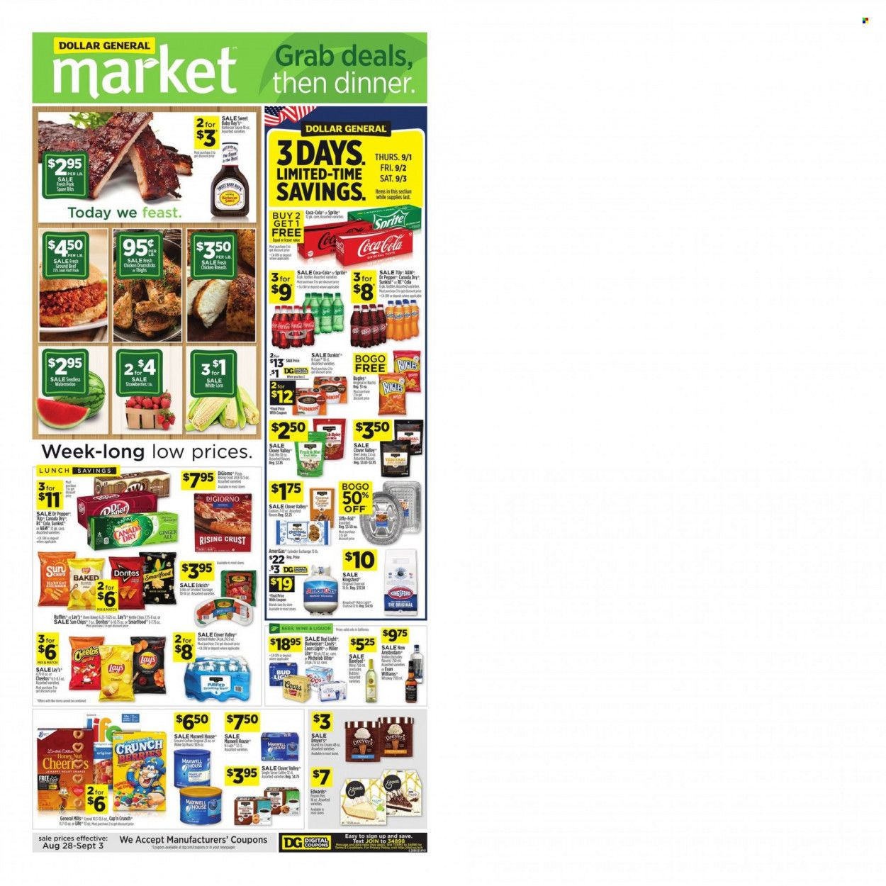 Dollar General (CA) Weekly Ad Flyer Specials August 28 to September 3, 2022
