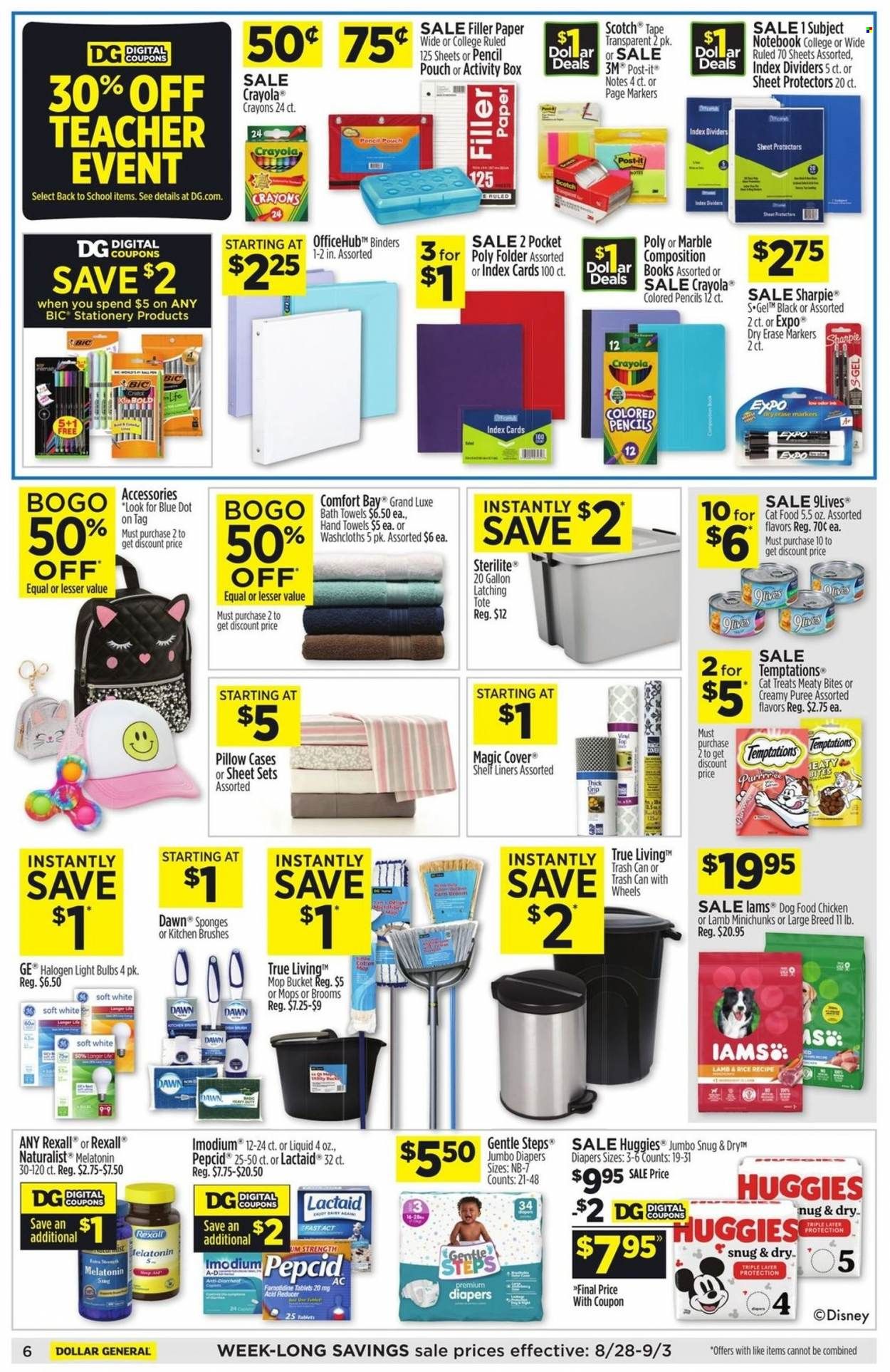 Dollar General Weekly Ad Flyer Specials August 28 to September 3, 2022