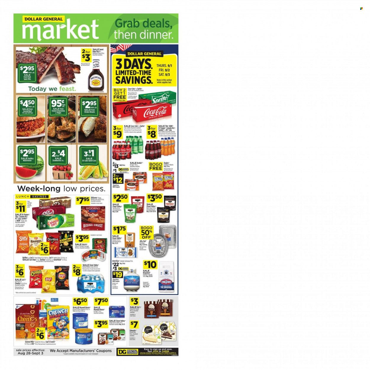 Dollar General (AL, GA, KY, LA, TN) Weekly Ad Flyer Specials August 28 to September 3, 2022