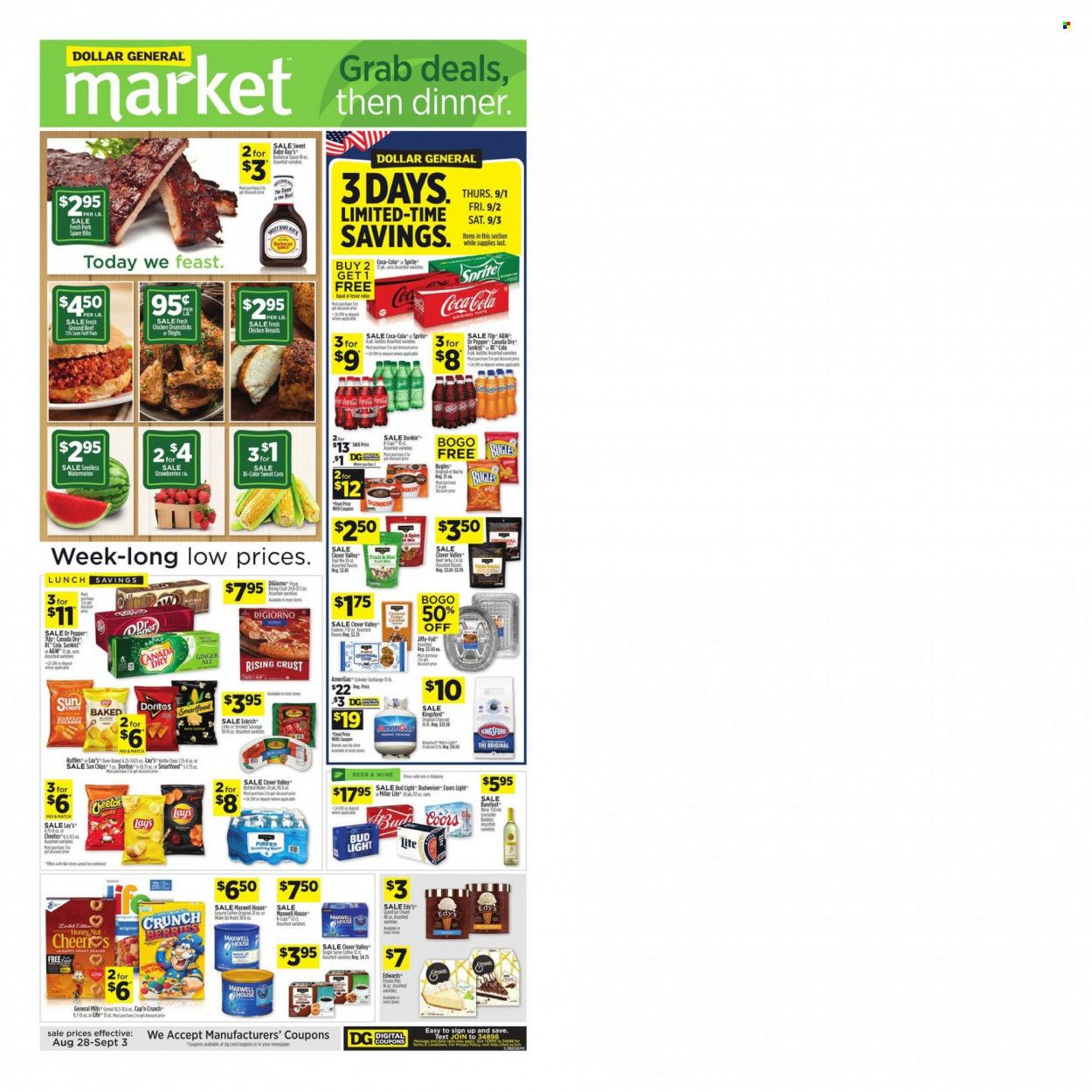 Dollar General (AL) Weekly Ad Flyer Specials August 28 to September 3, 2022