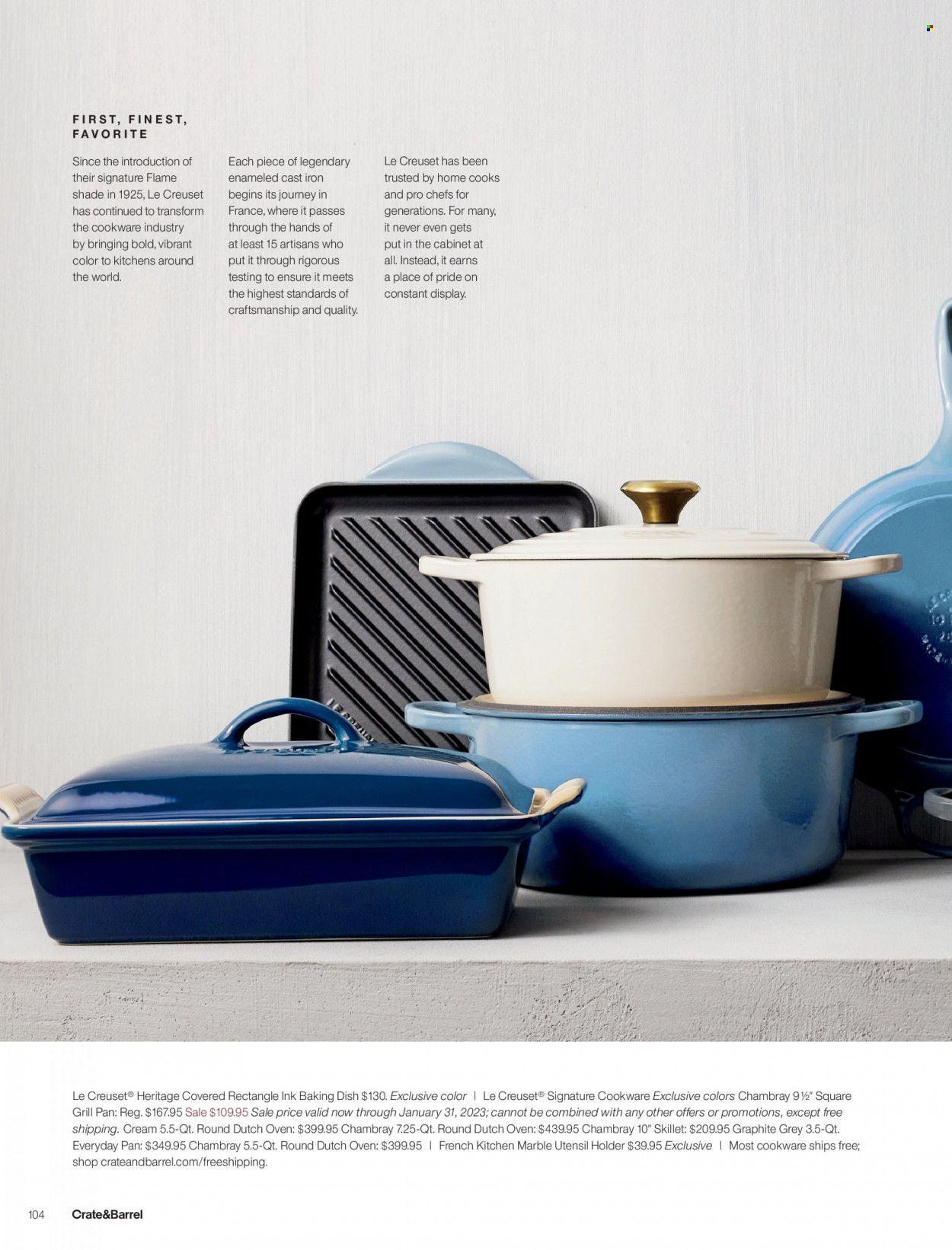 Crate & Barrel Promotions & Flyer Specials October 2022