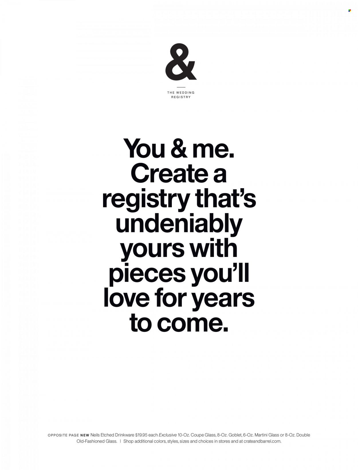 Crate & Barrel Promotions & Flyer Specials October 2022
