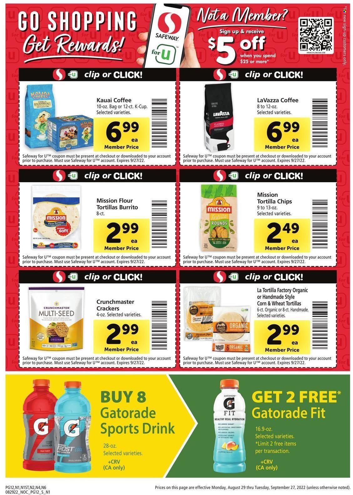 Safeway (CA, HI, OR, WA) Weekly Ad Flyer Specials August 29 to September 27, 2022