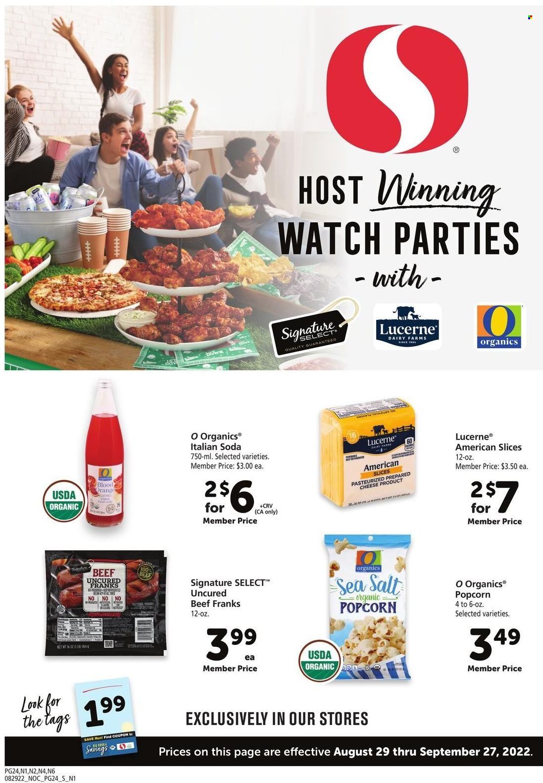 Safeway (CA, HI, OR, WA) Weekly Ad Flyer Specials August 29 to September 27, 2022