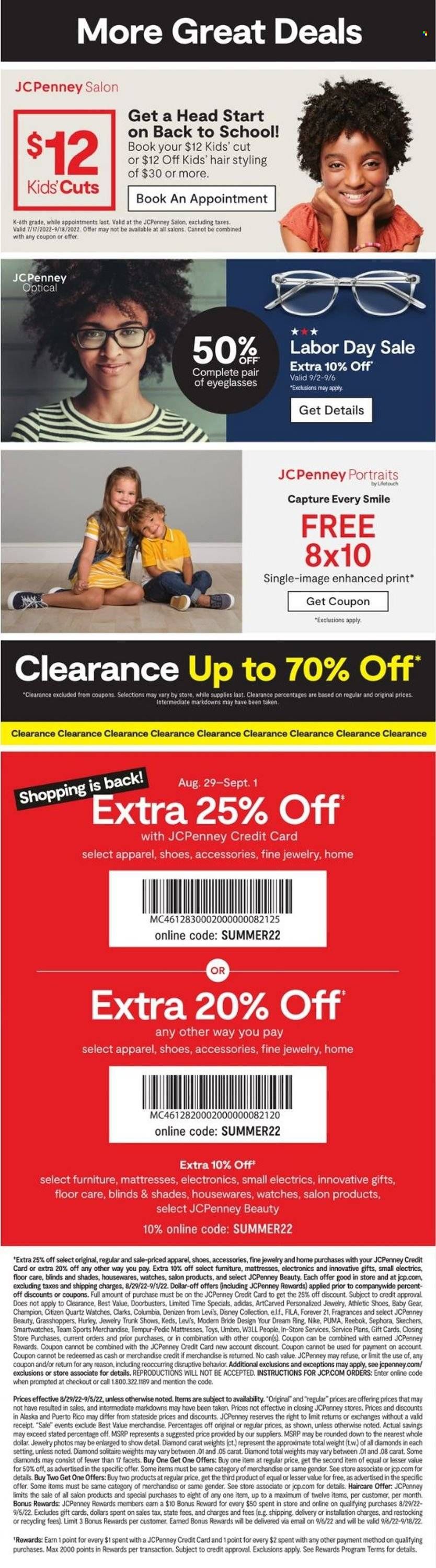 JCPenney Weekly Ad Flyer Specials August 29 to September 5, 2022