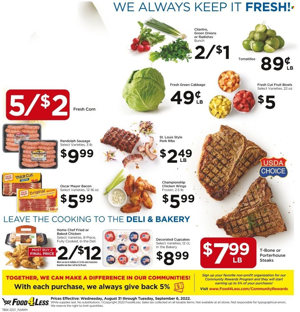 Food 4 Less (IL) Weekly Ad Flyer Specials August 31 to September 6, 2022