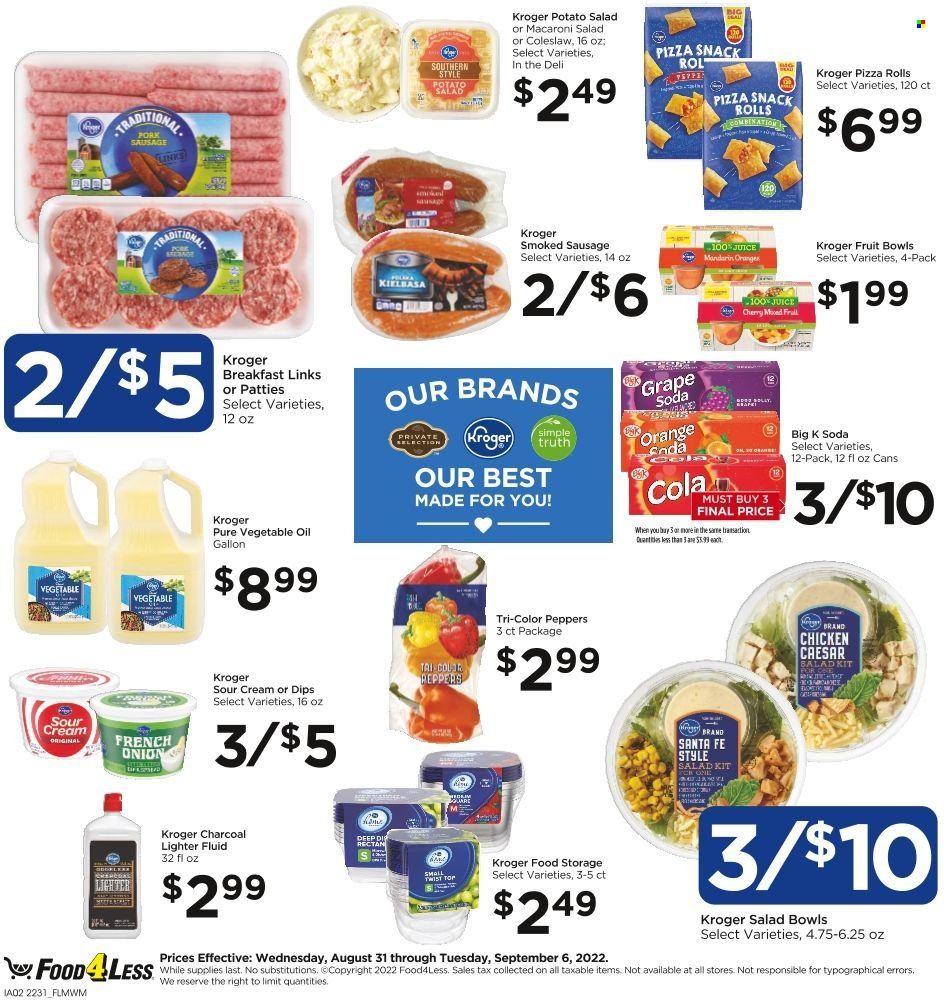 Food 4 Less (IN) Weekly Ad Flyer Specials August 31 to September 6, 2022