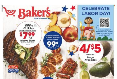 Baker's (NE) Weekly Ad Flyer Specials August 31 to September 6, 2022