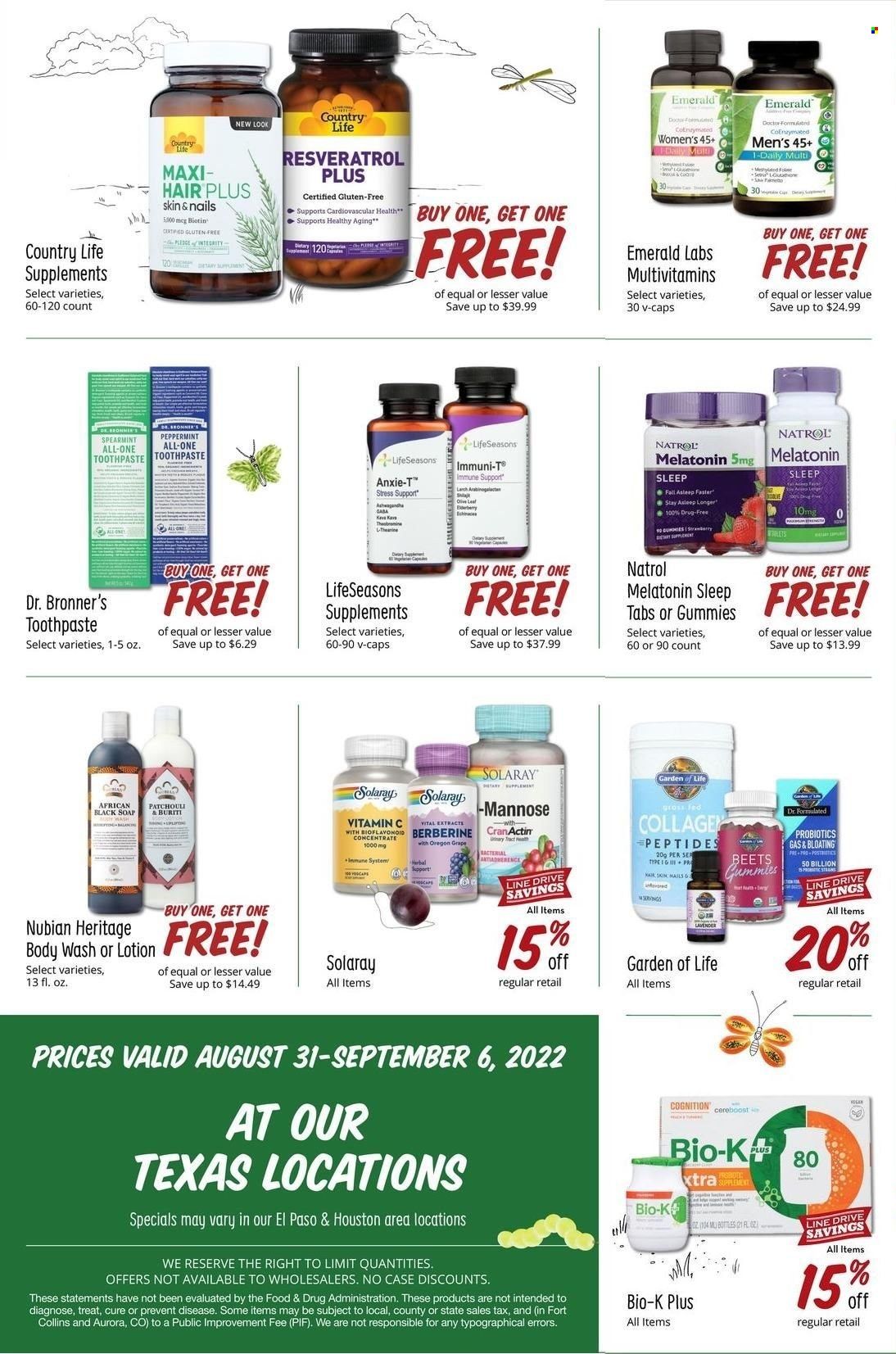Sprouts Weekly Ad Flyer Specials August 31 to September 6, 2022