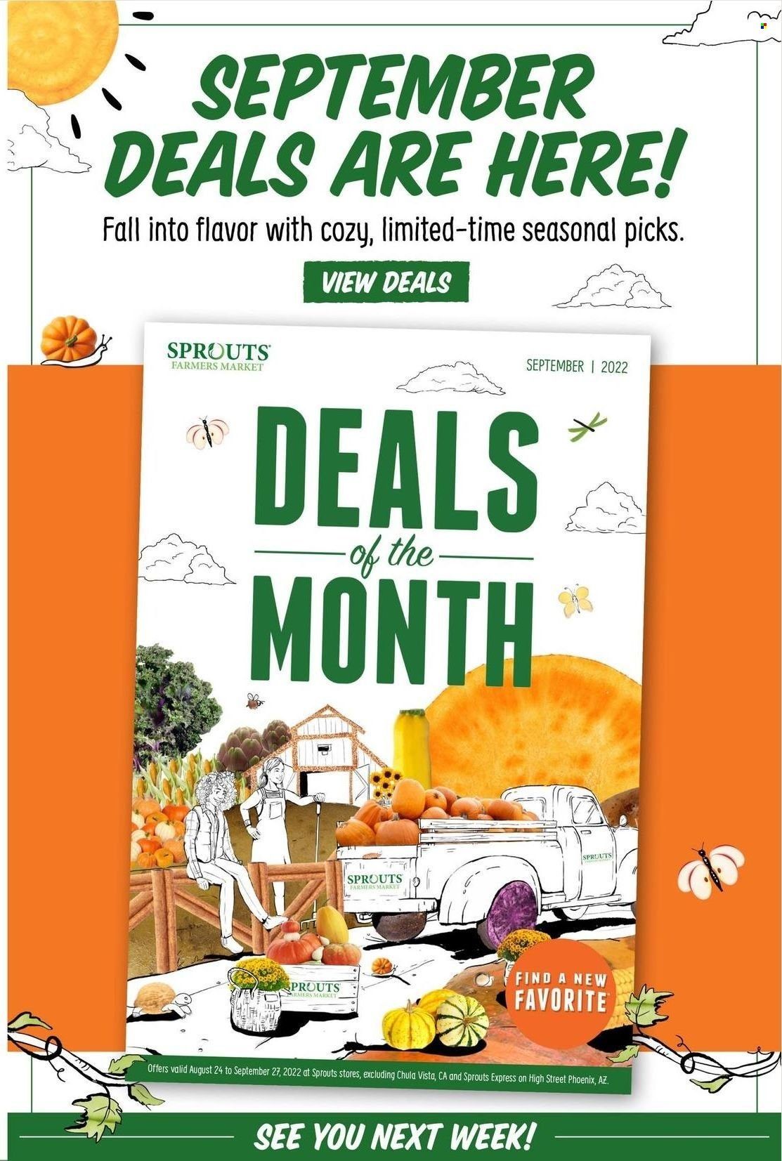 Sprouts Weekly Ad Flyer Specials August 31 to September 6, 2022