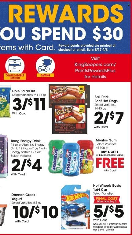 King Soopers (CO) Weekly Ad Flyer Specials August 31 to September 6, 2022