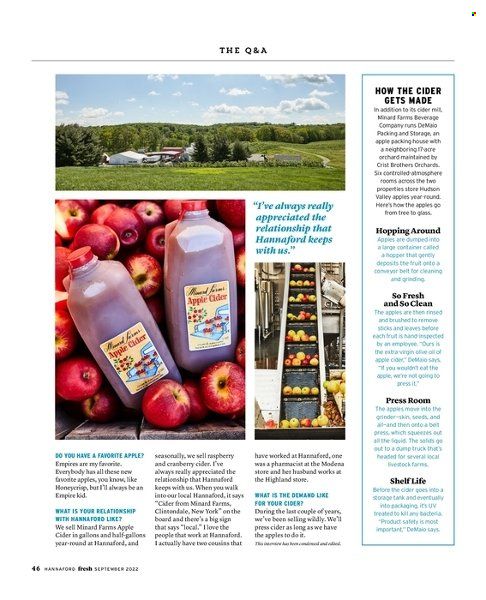 Hannaford (MA, ME, NH, NY, VT) Weekly Ad Flyer Specials September 1 to September 30, 2022