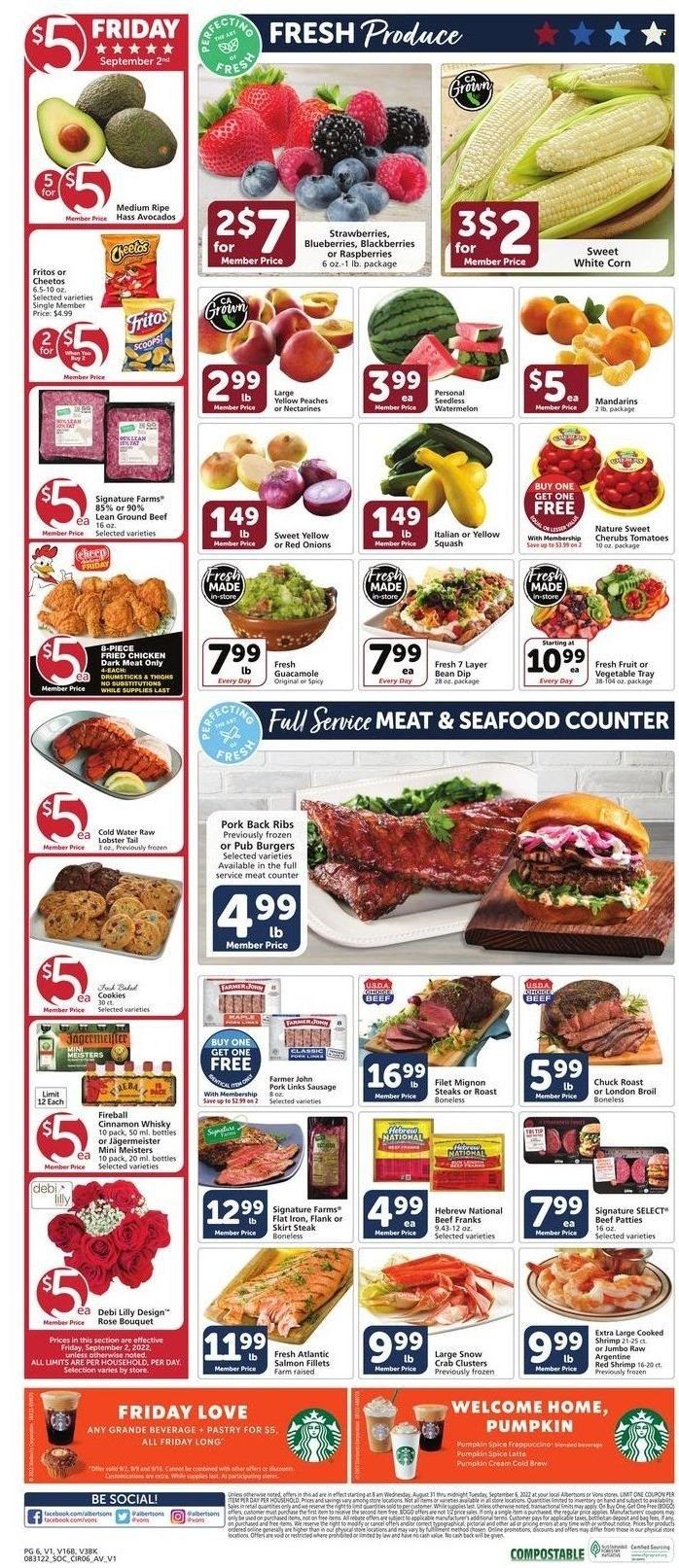 Albertsons (CA, ID, LA, MT, OR, TX, WA) Weekly Ad Flyer Specials August 31 to September 6, 2022