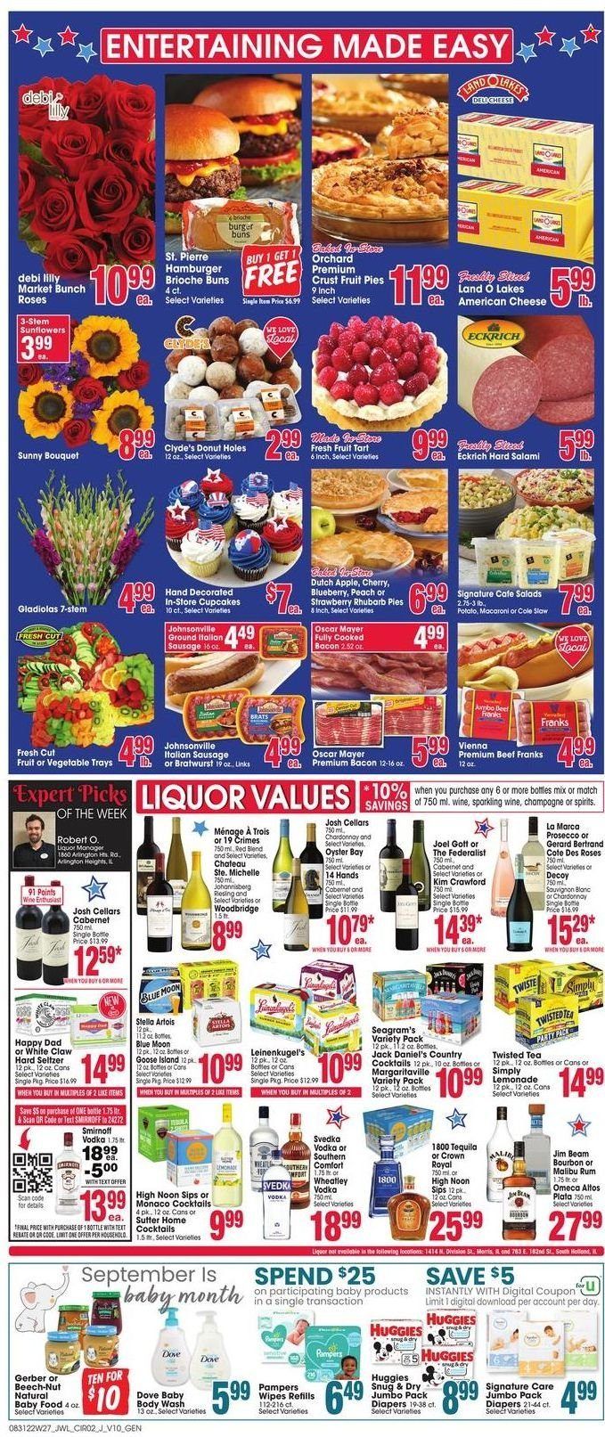 Jewel Osco (IL) Weekly Ad Flyer Specials August 31 to September 6, 2022