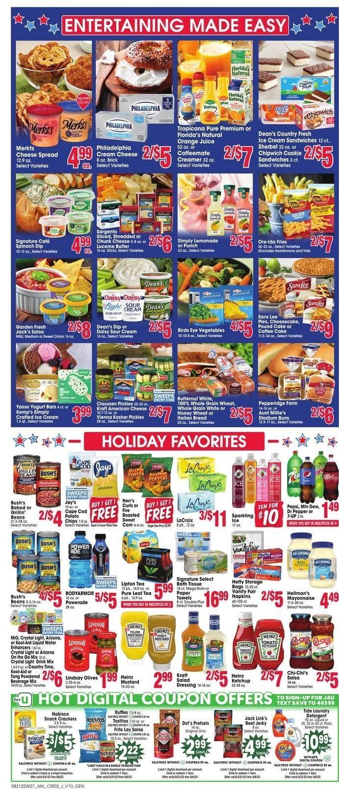 Jewel Osco (IL) Weekly Ad Flyer Specials August 31 to September 6, 2022