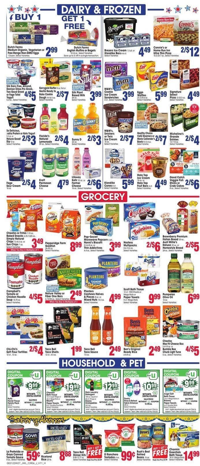 Jewel Osco (IL) Weekly Ad Flyer Specials August 31 to September 6, 2022