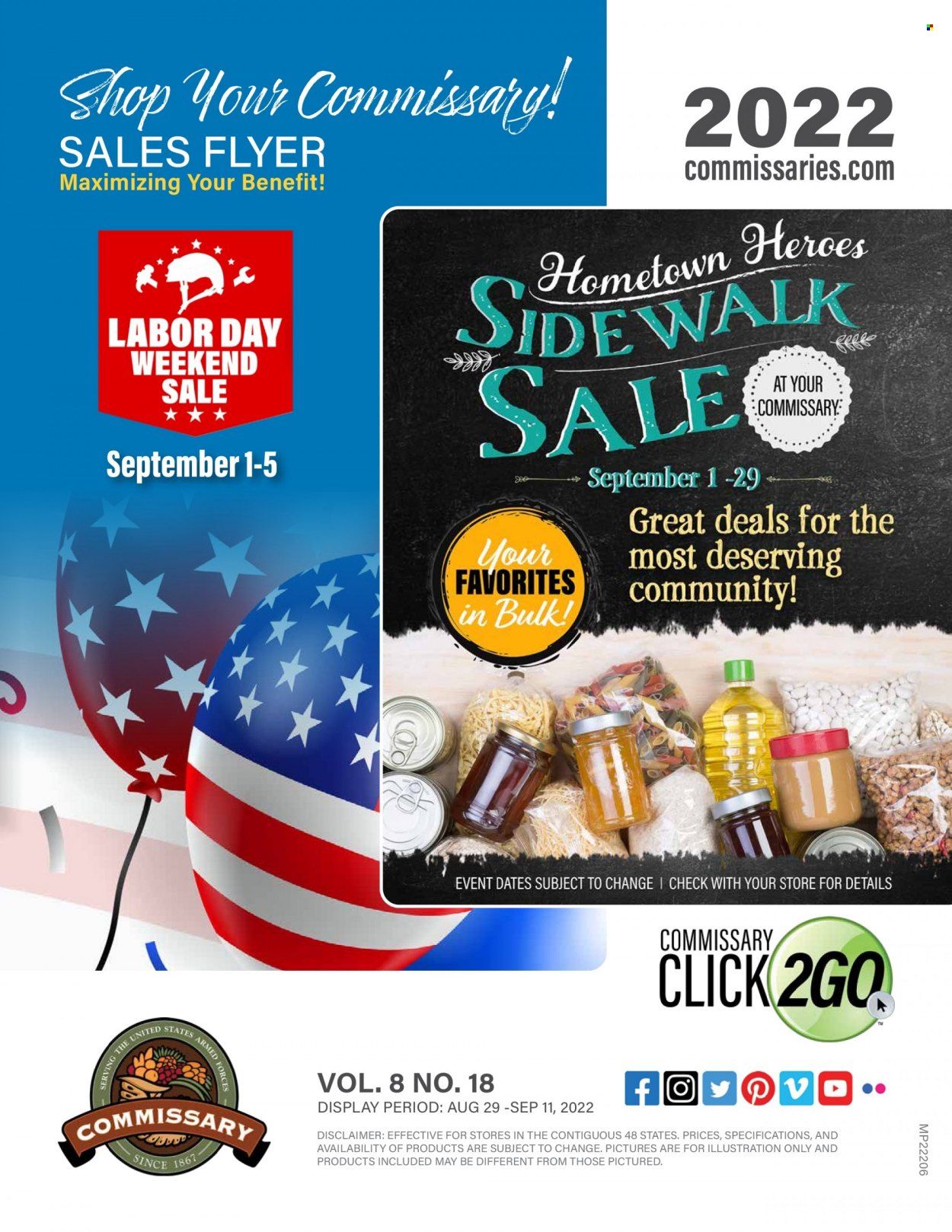 Commissary Weekly Ad Flyer Specials August 29 to September 11, 2022
