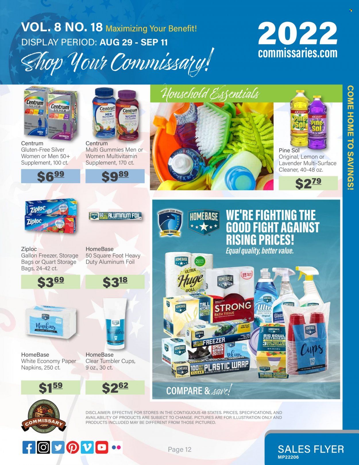 Commissary Weekly Ad Flyer Specials August 29 to September 11, 2022