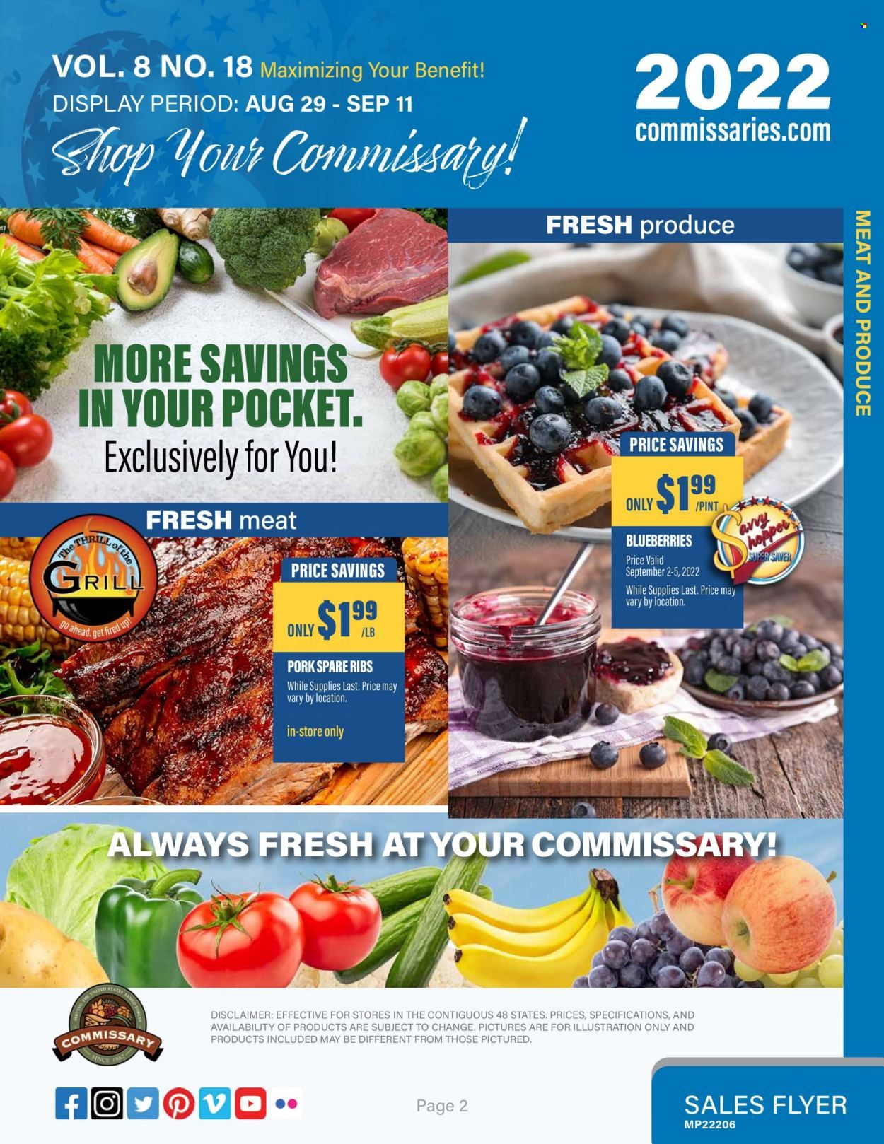 Commissary Weekly Ad Flyer Specials August 29 to September 11, 2022