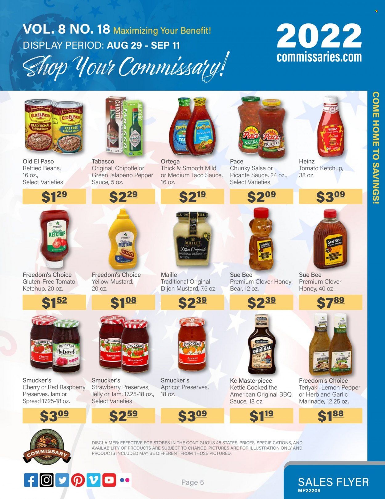 Commissary Weekly Ad Flyer Specials August 29 to September 11, 2022