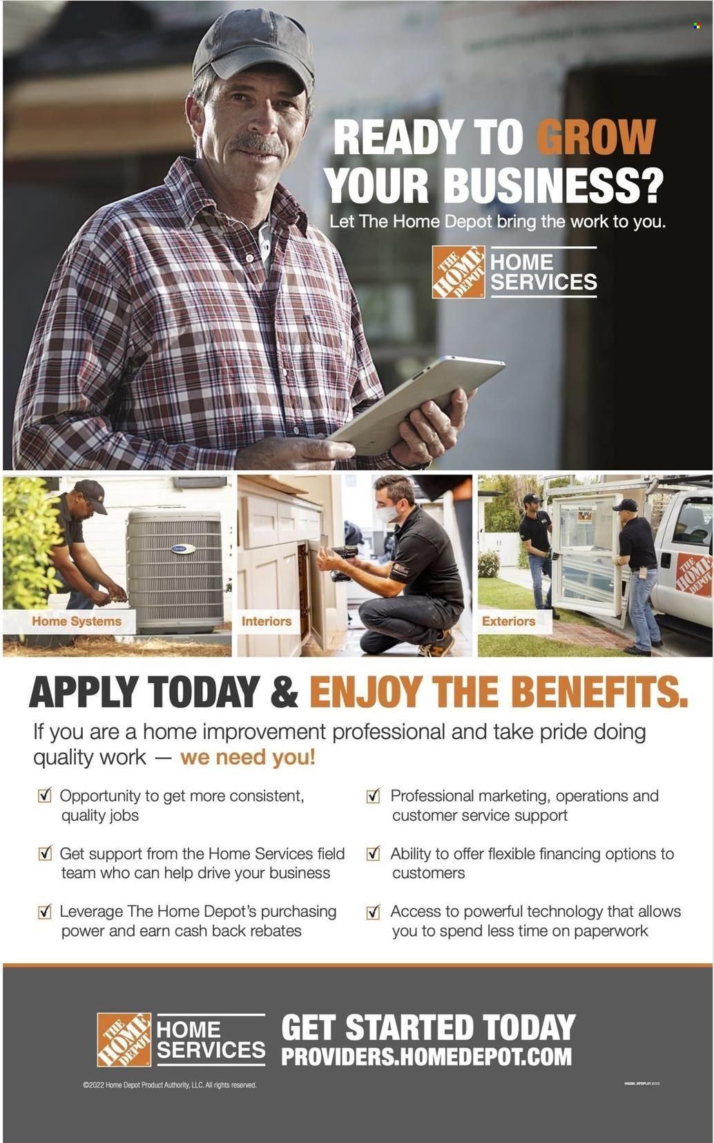 The Home Depot Weekly Ad Flyer Specials August 29 to September 5, 2022