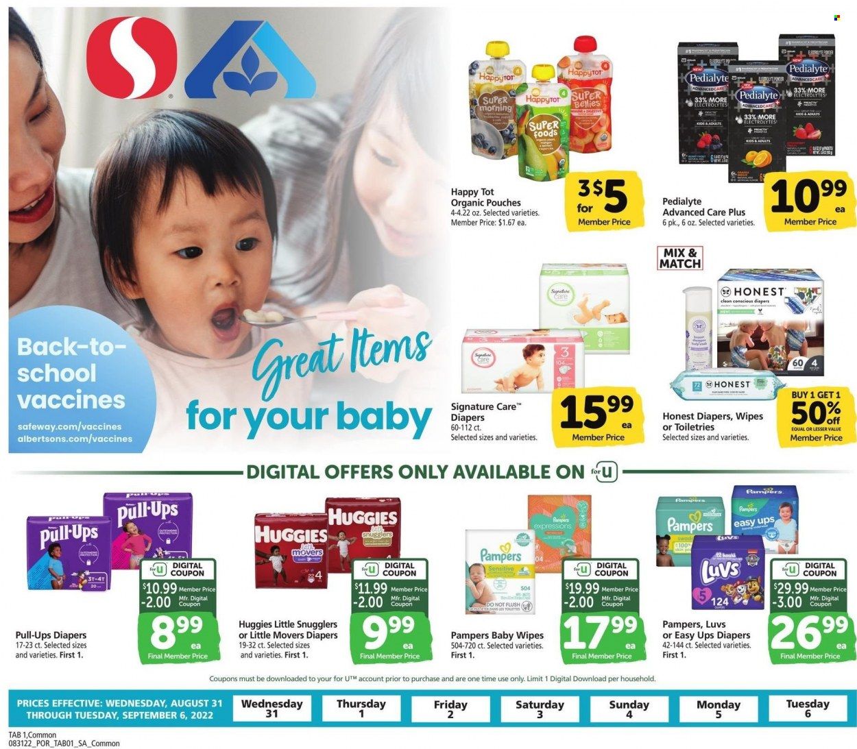 Safeway (OR) Weekly Ad Flyer Specials August 31 to September 6, 2022