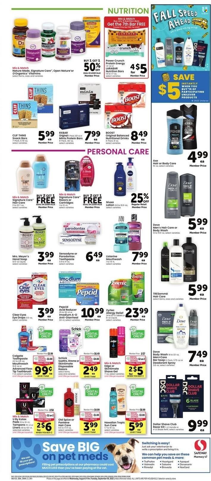 Safeway (SD) Weekly Ad Flyer Specials August 31 to September 6, 2022