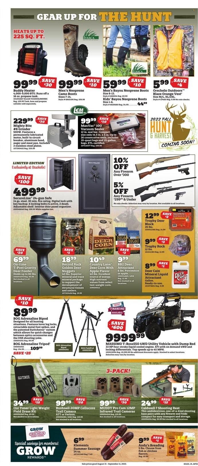 Orscheln Farm and Home (IA, IN, KS, MO, NE, OK) Weekly Ad Flyer Specials August 31 to September 11, 2022