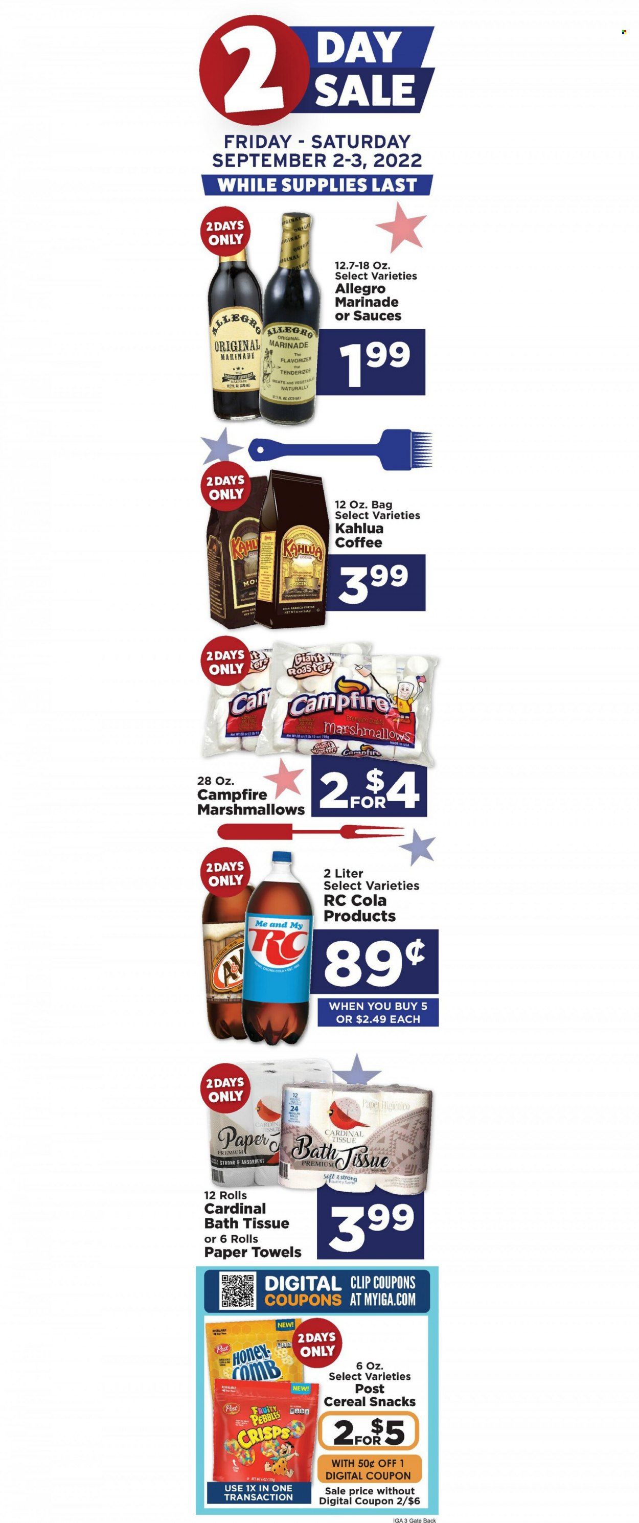 IGA (TN) Weekly Ad Flyer Specials August 31 to September 6, 2022