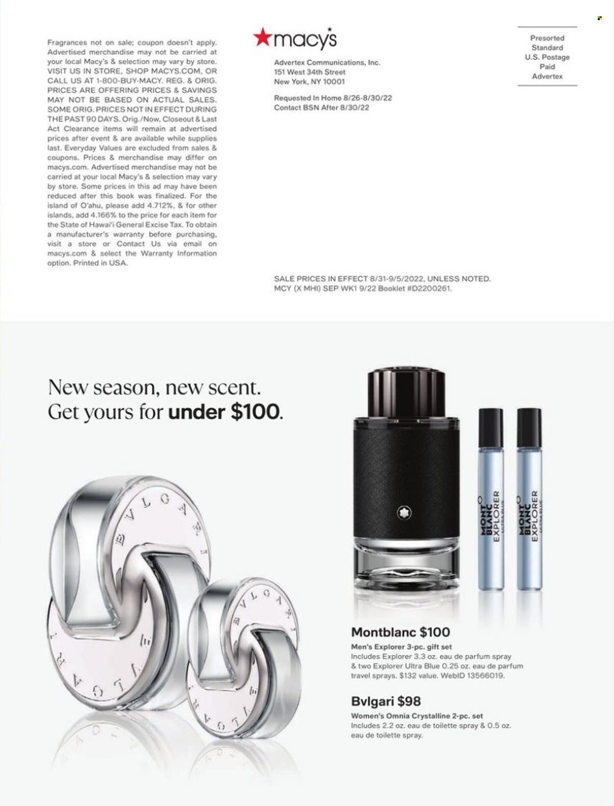 Macy's Weekly Ad Flyer Specials August 31 to September 5, 2022