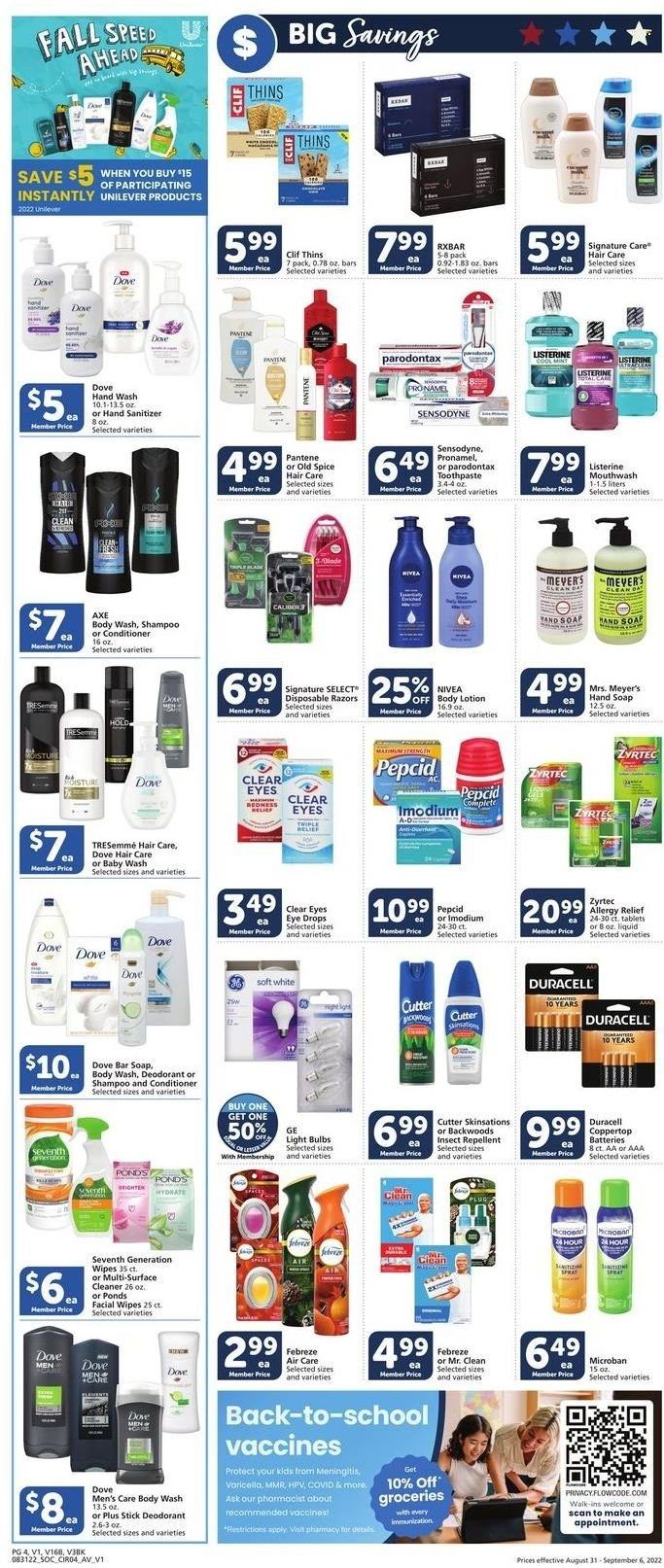 Vons (CA) Weekly Ad Flyer Specials August 31 to September 6, 2022