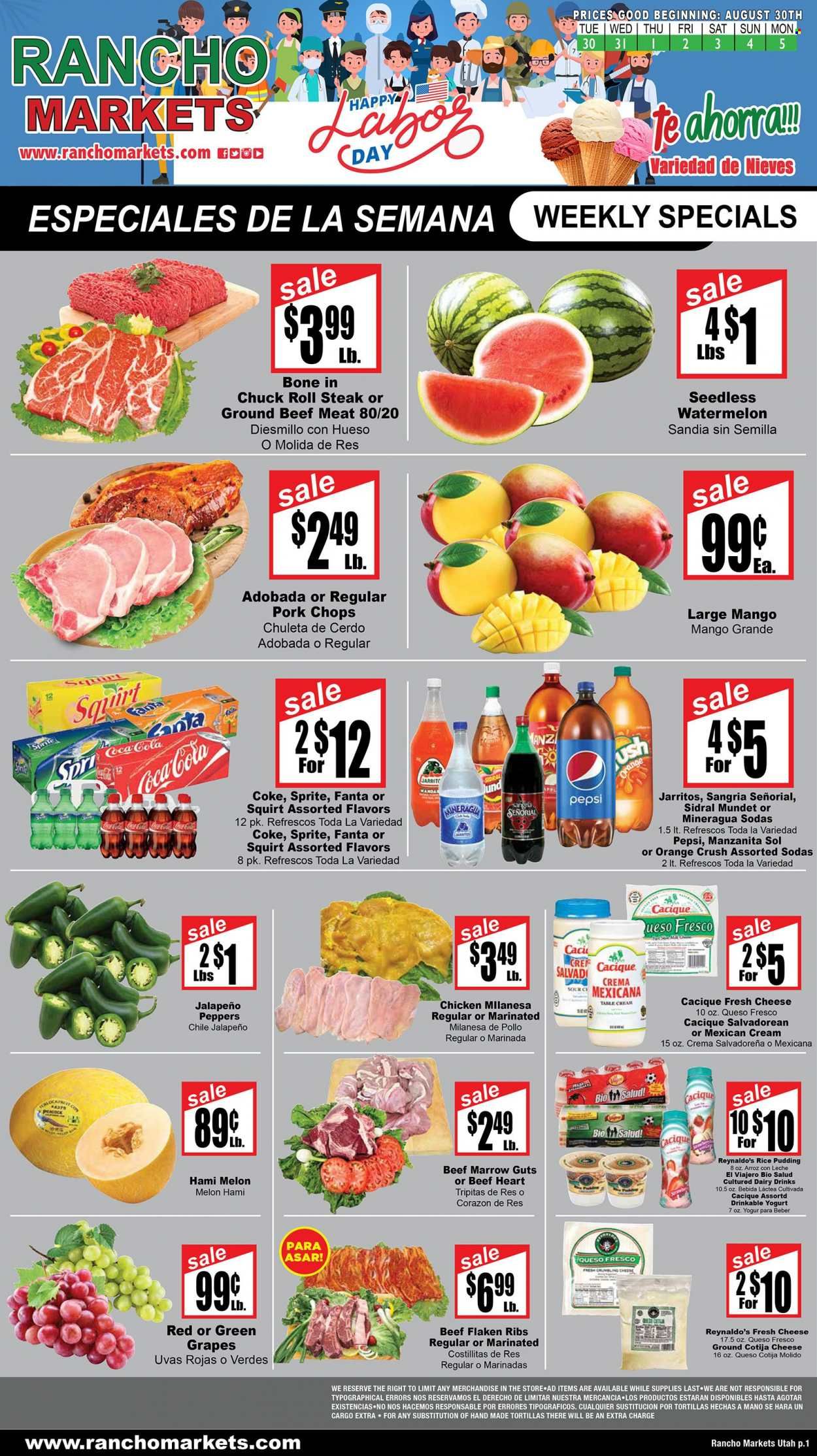 Rancho Markets (UT) Weekly Ad Flyer Specials August 30 to September 5, 2022