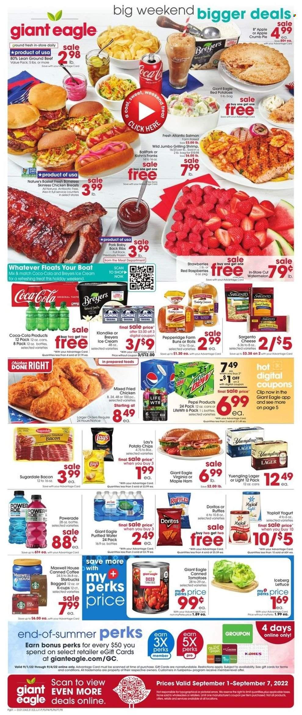 Giant Eagle (OH, PA) Weekly Ad Flyer Specials September 1 to September 7, 2022
