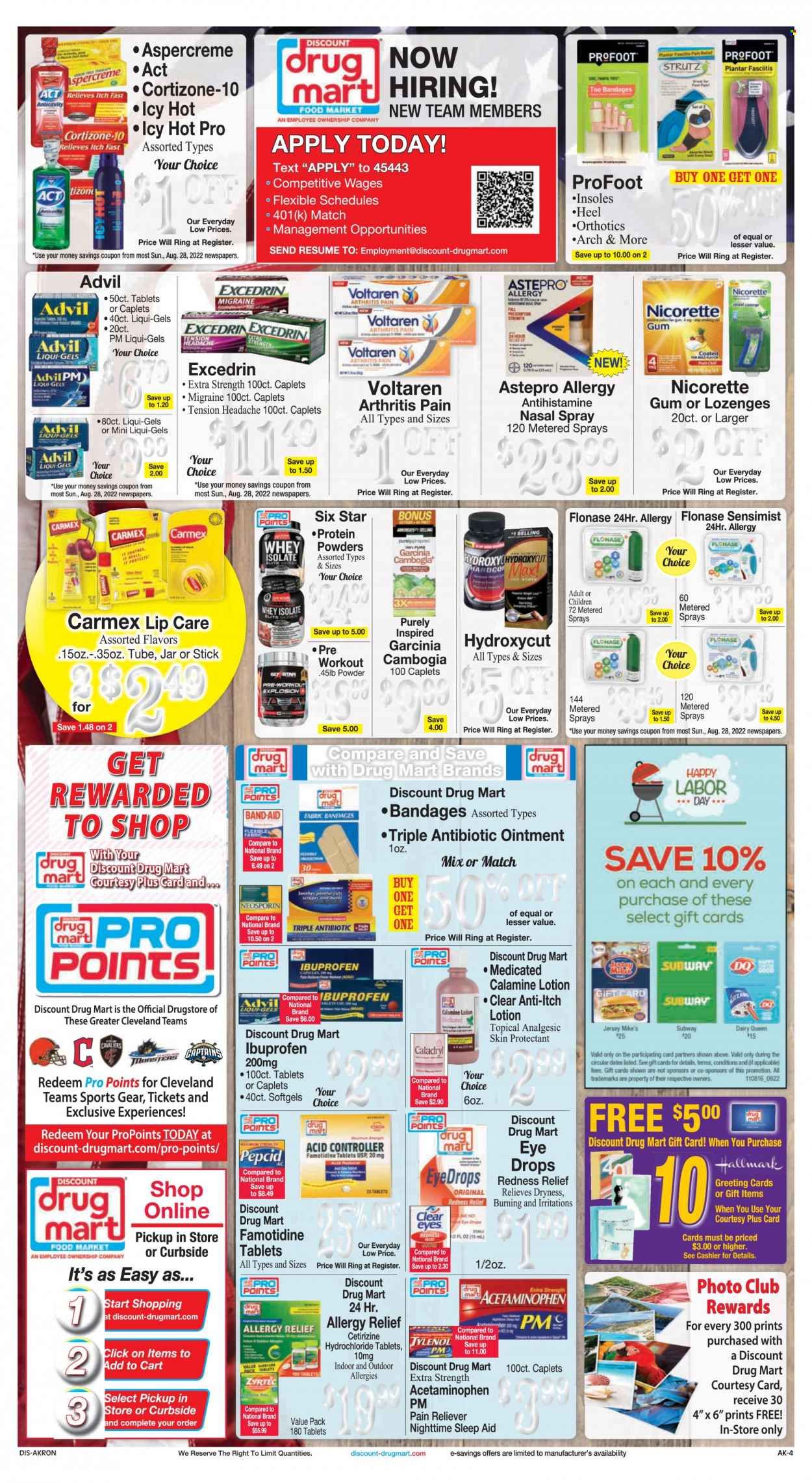 Discount Drug Mart (OH) Weekly Ad Flyer Specials August 31 to September 6, 2022