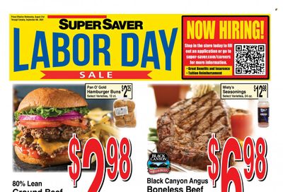 Super Saver Weekly Ad Flyer Specials August 31 to September 6, 2022