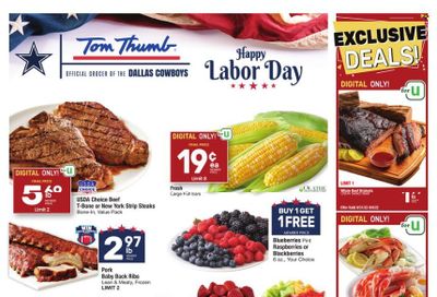 Tom Thumb (TX) Weekly Ad Flyer Specials August 31 to September 6, 2022