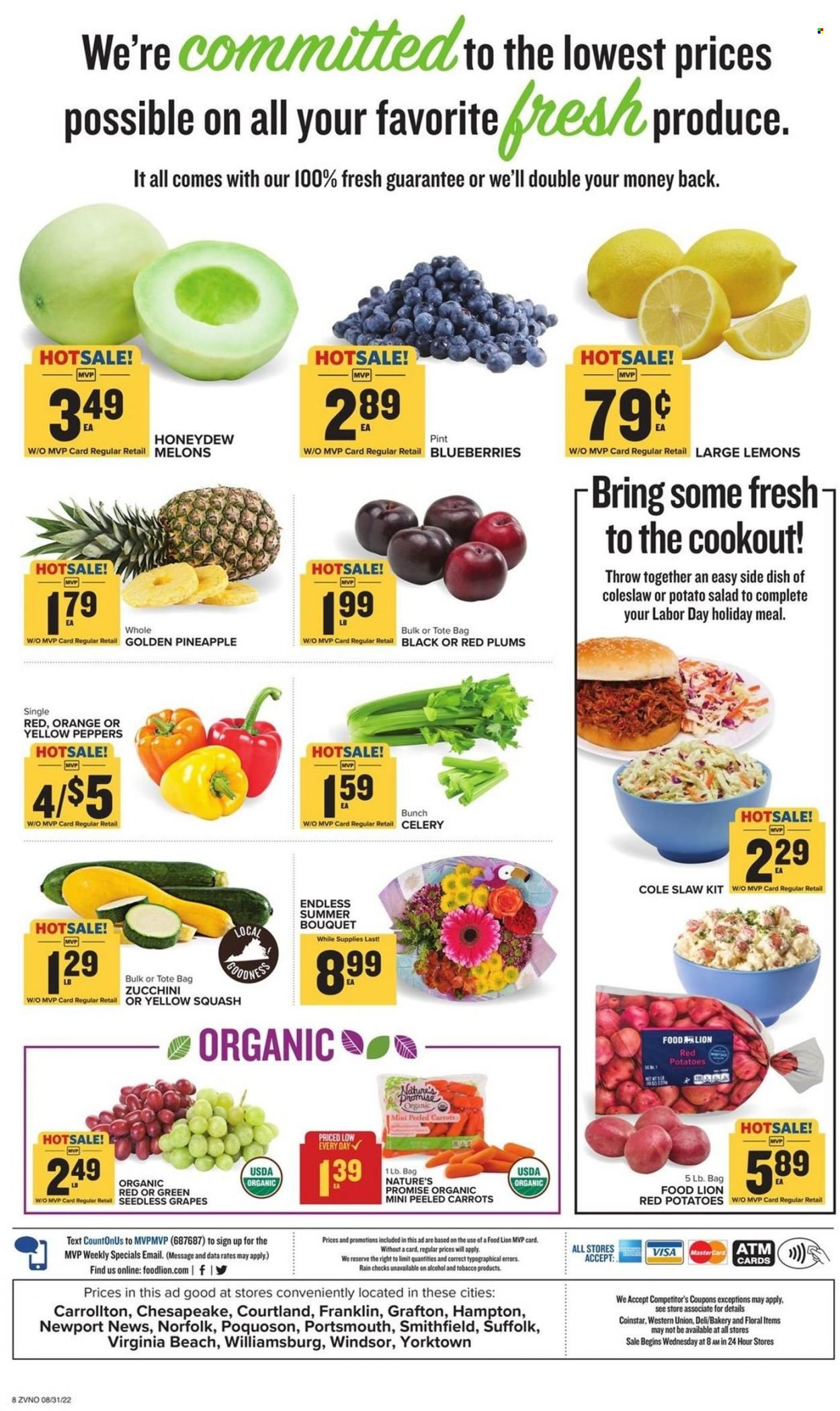 Food Lion (VA) Weekly Ad Flyer Specials August 31 to September 6, 2022