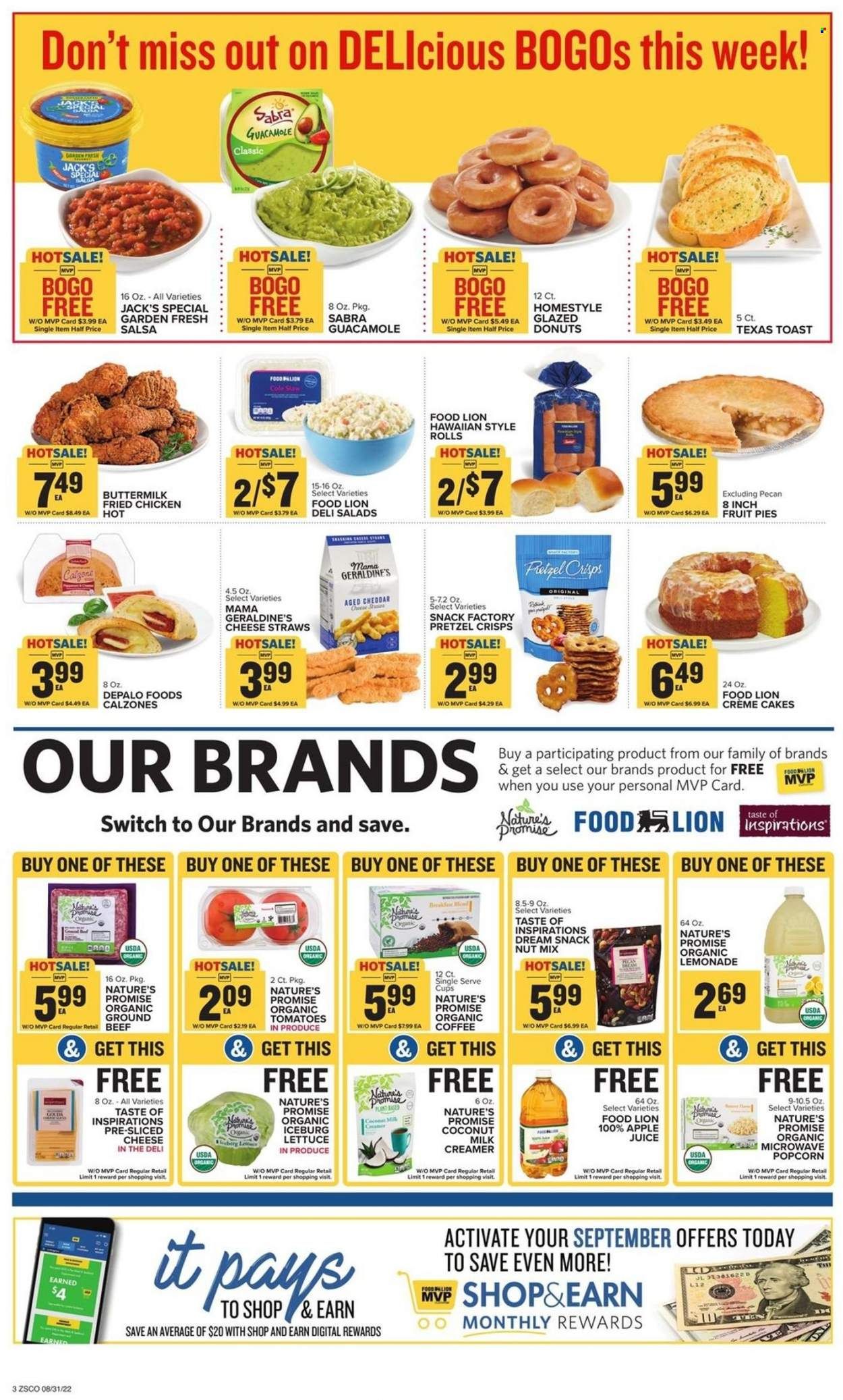 Food Lion (SC) Weekly Ad Flyer Specials August 31 to September 6, 2022