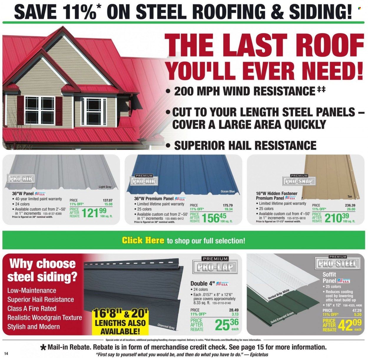 Menards Weekly Ad Flyer Specials September 1 to September 11, 2022