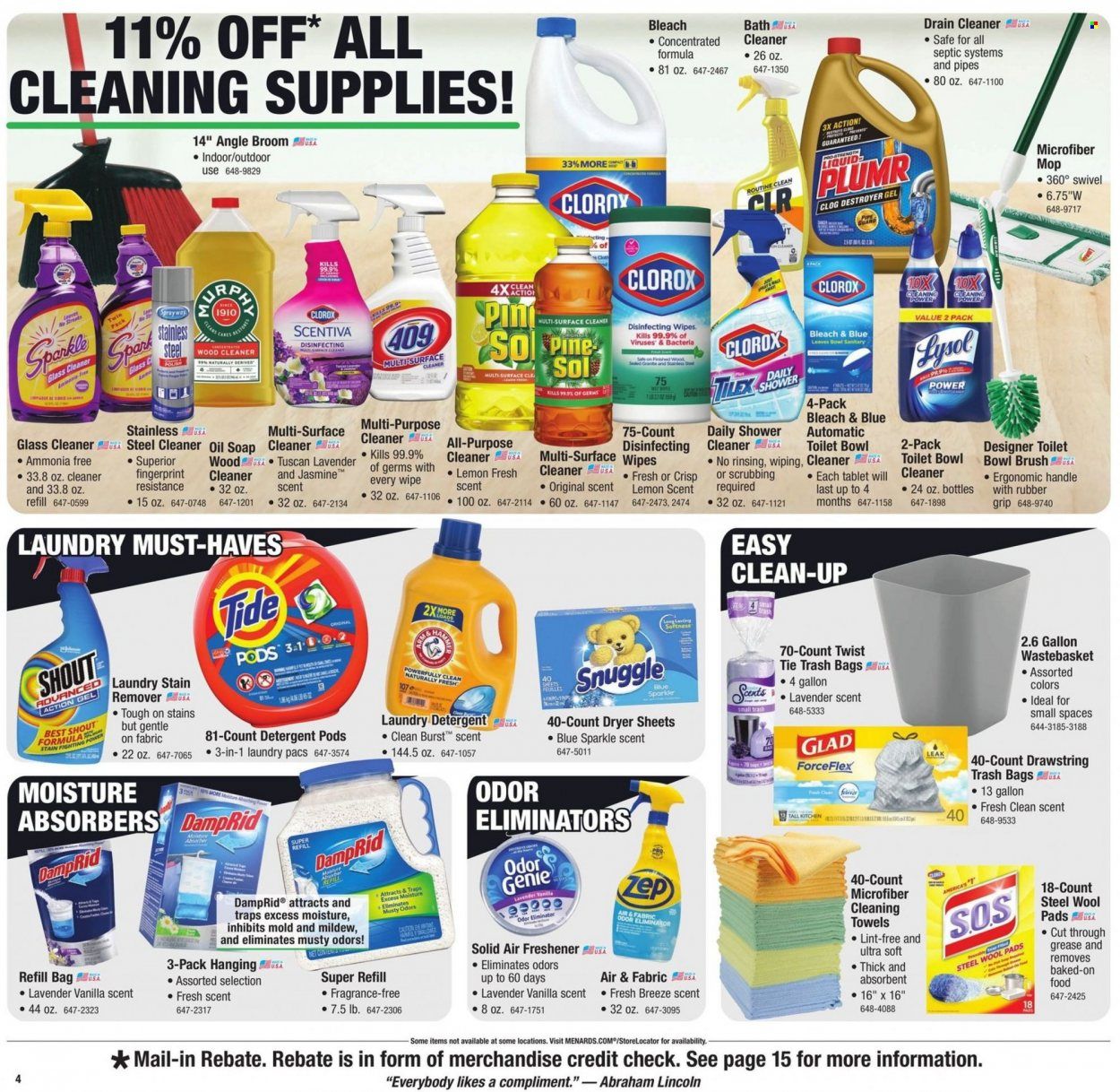 Menards Weekly Ad Flyer Specials September 1 to September 11, 2022