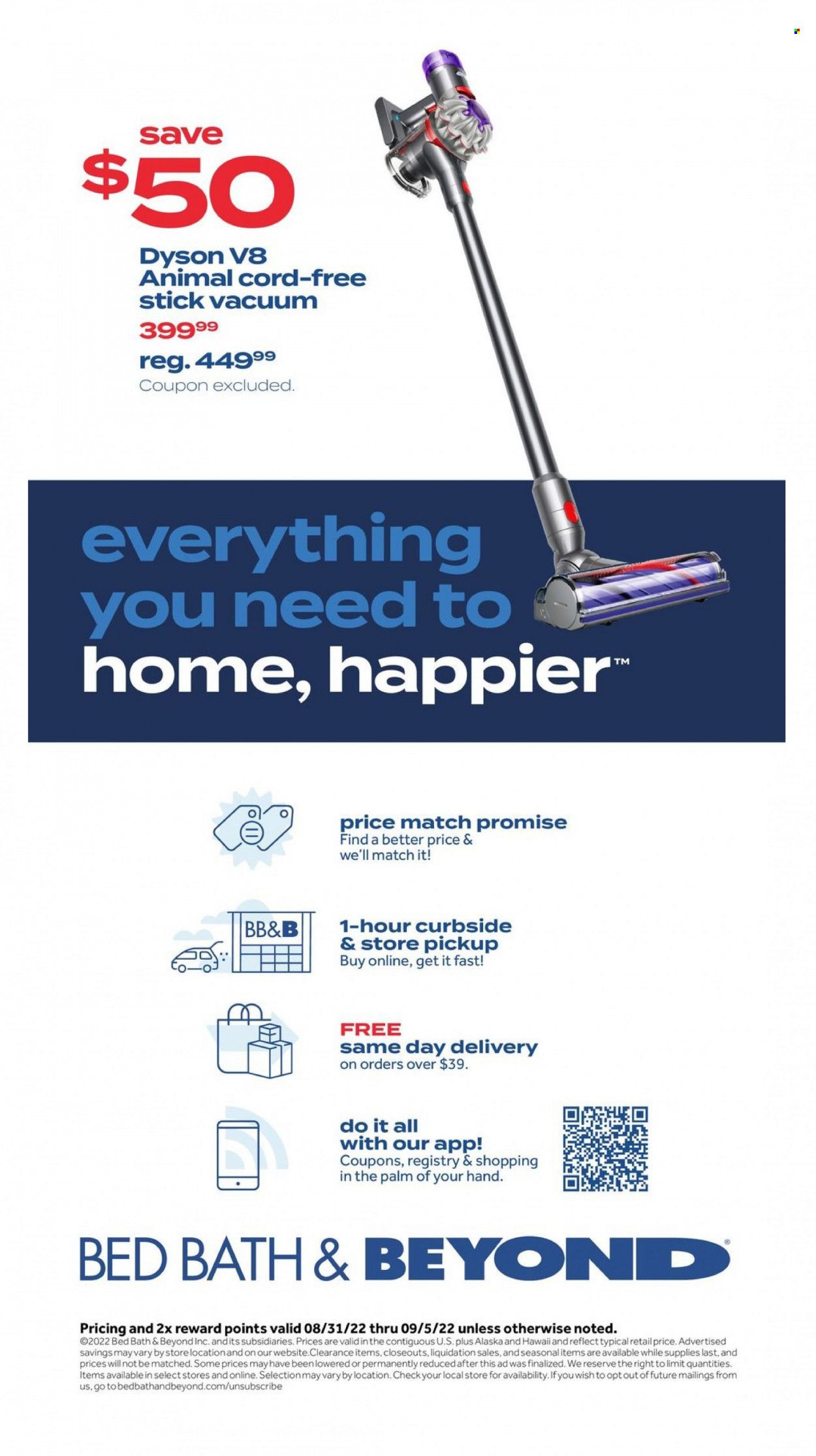 Bed Bath & Beyond Weekly Ad Flyer Specials August 31 to September 5, 2022