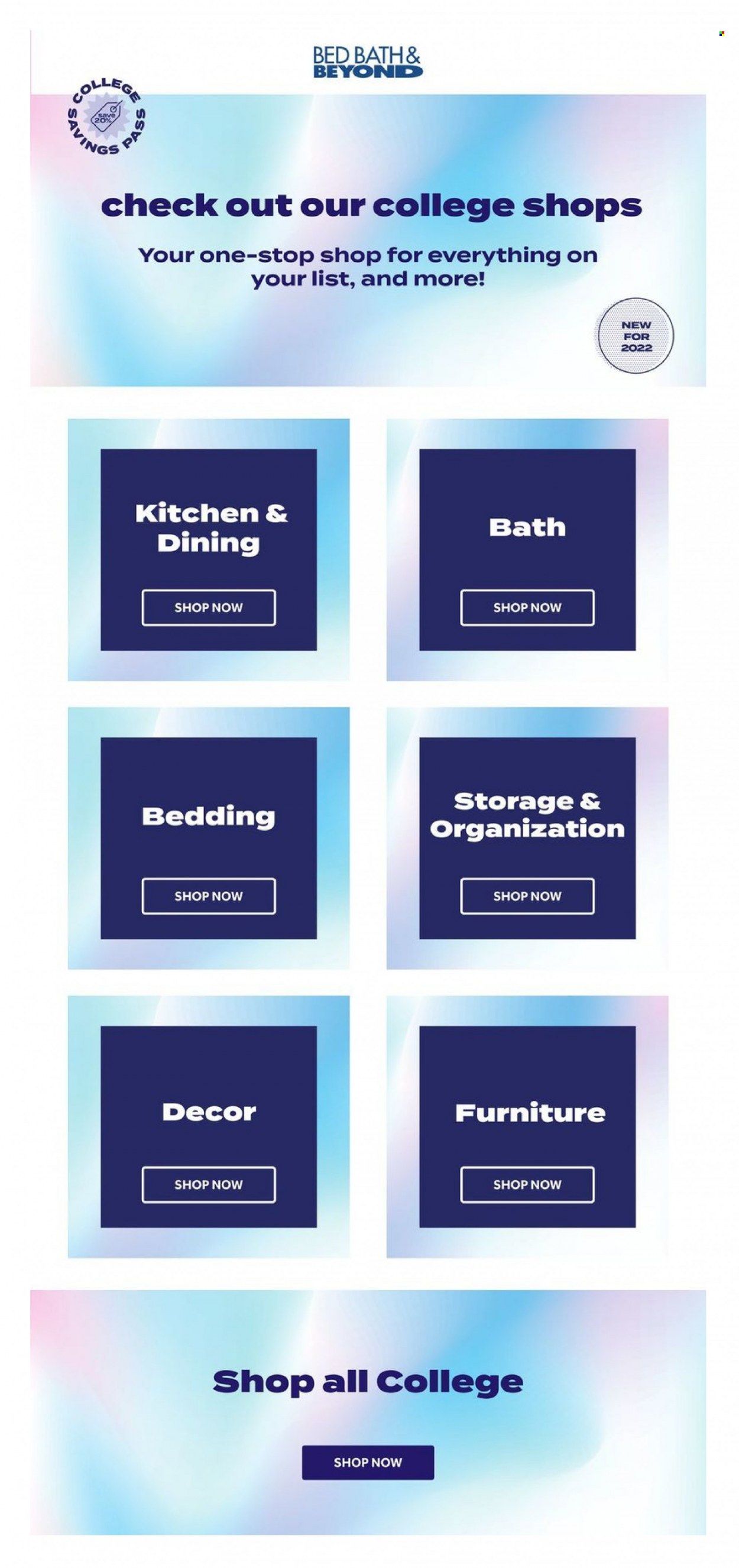 Bed Bath & Beyond Weekly Ad Flyer Specials August 28 to September 5, 2022