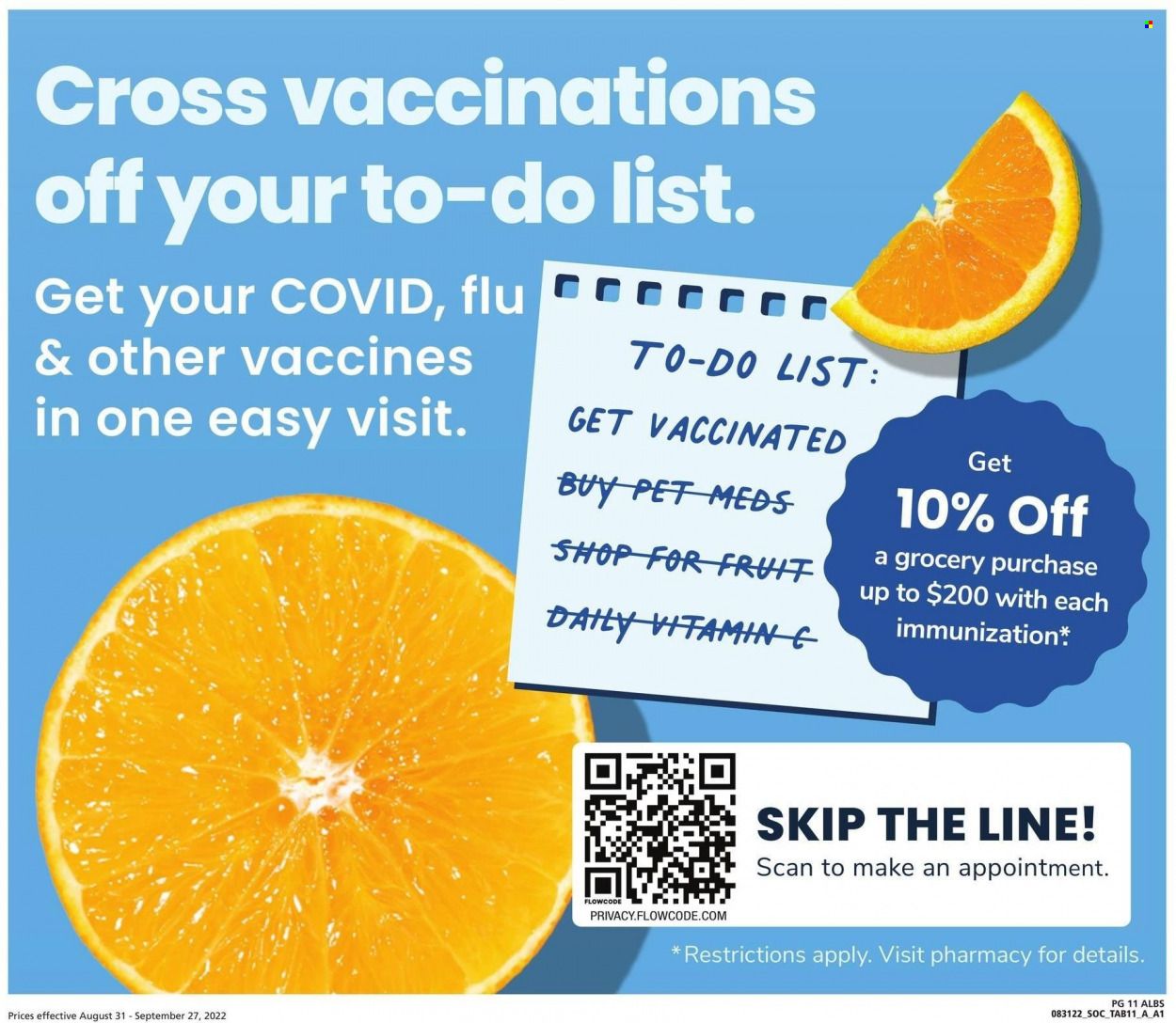 Albertsons (CA, ID, LA, MT, OR, TX, WA) Weekly Ad Flyer Specials August 31 to September 27, 2022