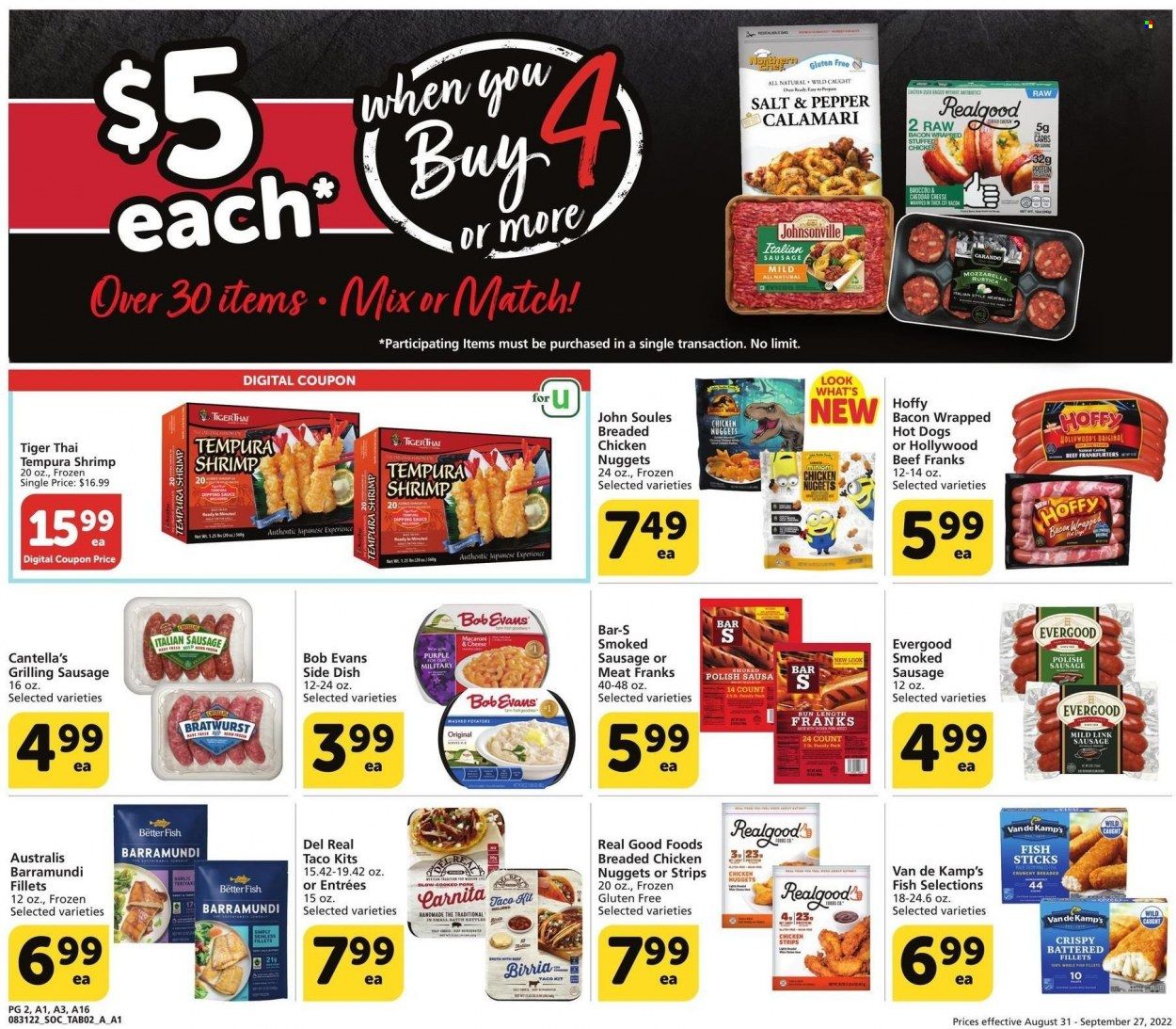 Albertsons (CA, ID, LA, MT, OR, TX, WA) Weekly Ad Flyer Specials August 31 to September 27, 2022