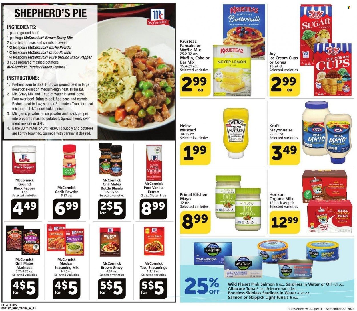 Albertsons (CA, ID, LA, MT, OR, TX, WA) Weekly Ad Flyer Specials August 31 to September 27, 2022
