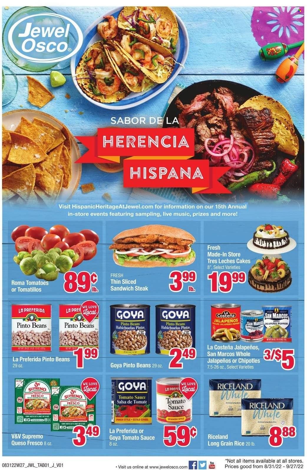 Jewel Osco (IL) Weekly Ad Flyer Specials August 31 to September 27, 2022