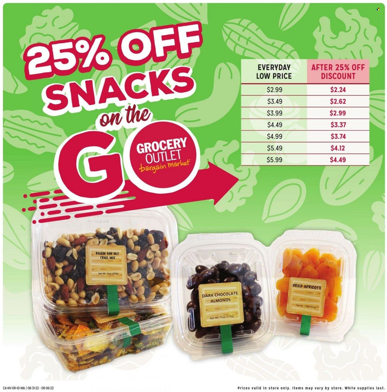 Grocery Outlet (CA, ID, OR, PA, WA) Weekly Ad Flyer Specials August 31 to September 6, 2022