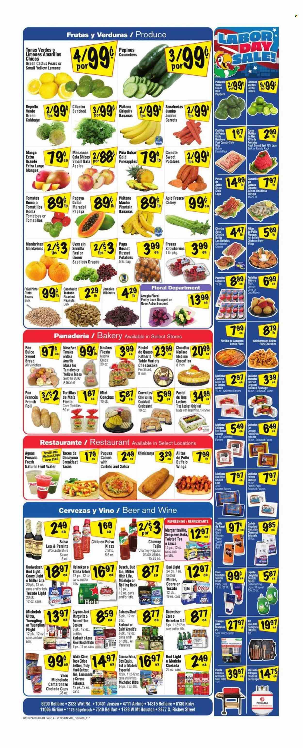 Fiesta Mart (TX) Weekly Ad Flyer Specials August 31 to September 6, 2022